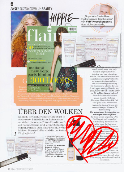 SuperSkin-Starts-Here in Flair Magazine, Germany