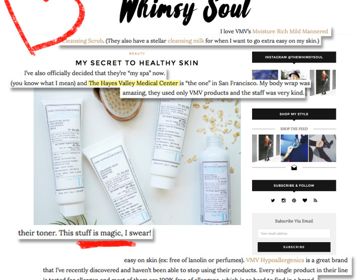 SuperSkin Care Cleanser, Toner & Moisturiser, and Coconut Wrap Spa Treatment at Hayes Valley Medical in San Francisco - The Whimsy Soul