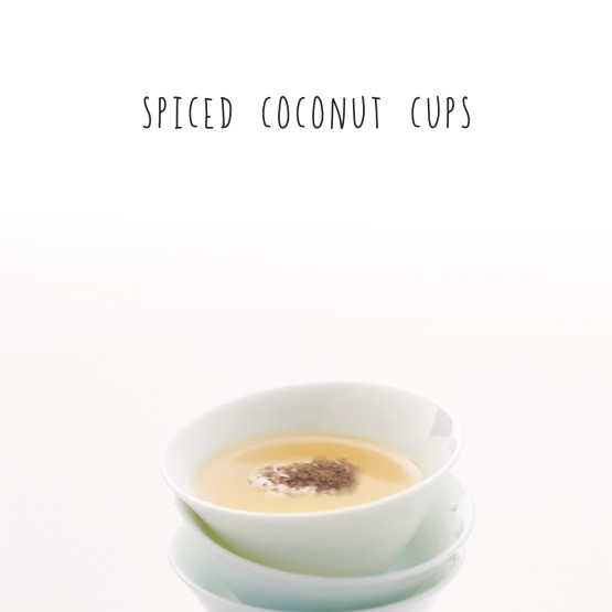 Spiced Coconut Cups