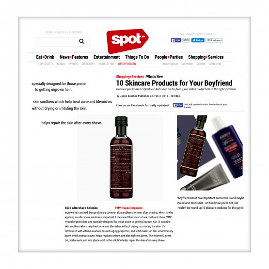1635 Aftershave Solution - SpotPH
