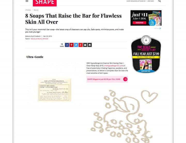 Essence Skin-Saving Body Soap - Shape magazine