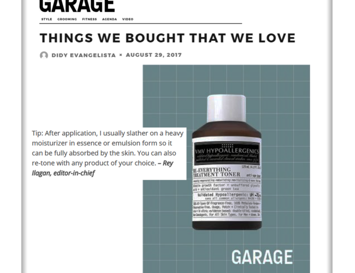Re-Everything Toner and Armada Face Cover 60  –  Garage Magazine