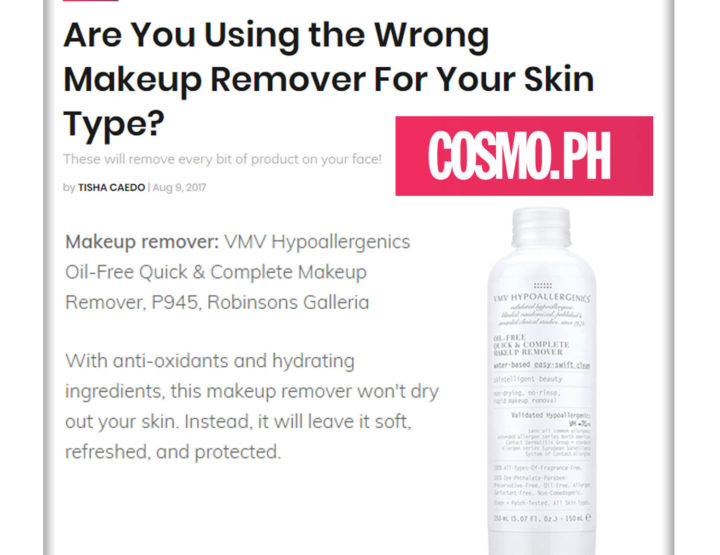 Oil-Free Quick & Complete Makeup Remover – Cosmopolitan Philippines